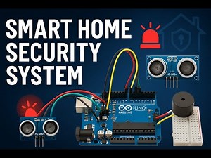DIY Smart Security Alarm using Ultrasonic Sensor & Buzzer| Arduino Project for Beginners#experiment