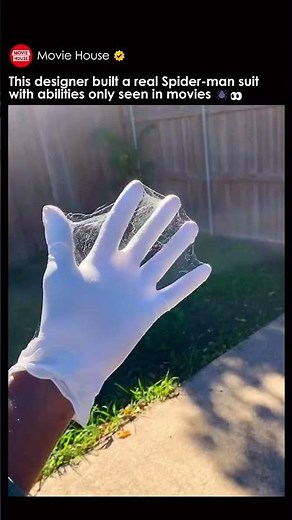 This designer built a real Spider man suit with abilities only seen in movies 🕷👀