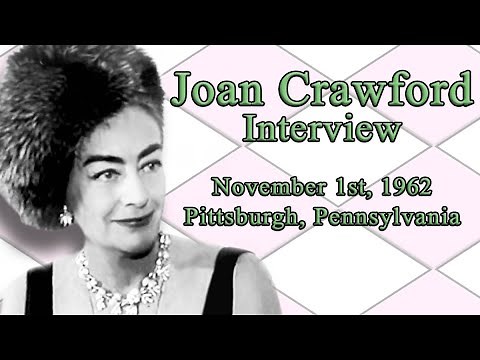Joan Crawford Interview | Pittsburgh, Pennsylvania (11/01/1962)