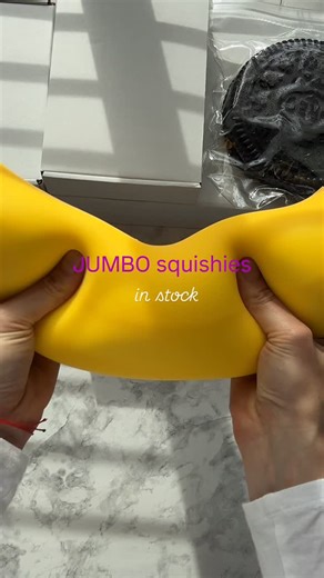 Squishies • sensory toys • mystery box on Instagram: "JUMBO SQUISHIES IN STOCK 💥 Soft. Big. Super satisfying. Limited stock — grab yours now! #stressfree #squish #box #asmr"