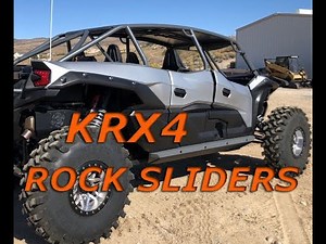 Kawasaki KRX4 Rock Sliders, Tree Kickers. There Here Too!!!