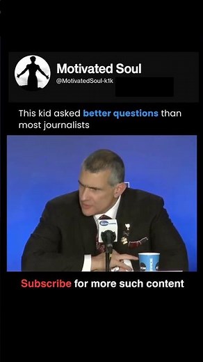 This kid asked better questions than journalists.... #sports #attitude #mindset