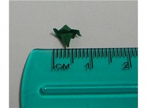 Smallest Origami Crane