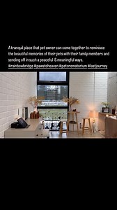1K views | A tranquil pet crematorium that pet owner can come together to reminisce the beautiful memories of their pets with their family members and sending off in such a peaceful & meaningful ways. #rainbowbridge #pawstoheaven #petcrematorium #lastjourney | Paws To Heaven Pet Cremation Services | Facebook
