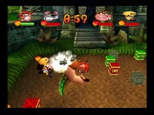 Crash Bash PS1 Cheats Invincibility