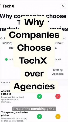 TechX vs Marketplace Agencies: Unlocking Your Tech Career Potential