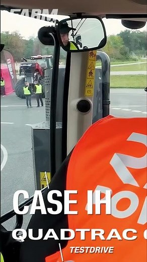 CASE IH Quadtrac Test Drive Missing Reflector and Engine Check!