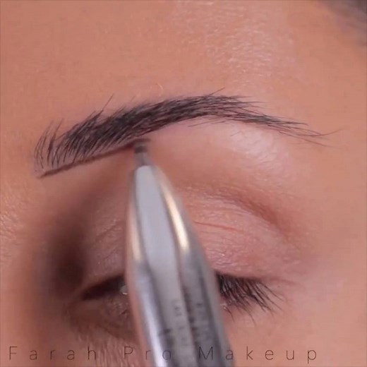 179K views · 5K reactions | Brilliant brow, liner, lip & full eye makeup tips  By: @farahpromakeup | MetDaan Makeup | Facebook