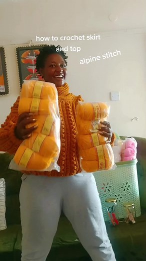 Crochet Skirt and Top Tutorial Using Alpine Stitch