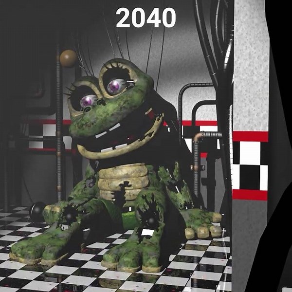 FNAF Mediocre Melody Animatronics over the years