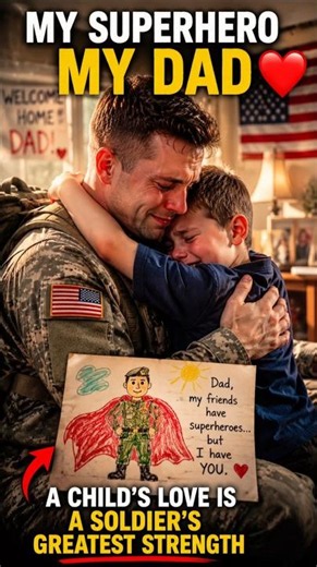 My Son Called Me a Superhero... 🇺🇸❤️ | Emotional Soldier Story That Will Make You Cry #shorts #usa