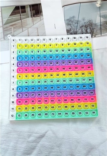 Make math fun with this 12x12 times table game! The perfect way to practices and play! #MathFun #LearningisFun #TikTokShopBlackFriday #TikTokShopCyberMonday #spotlightfinds