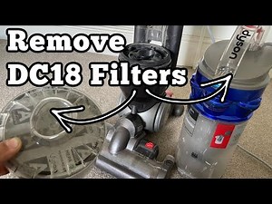 How to Remove Dyson DC18 Filters EASY in under 90 Seconds