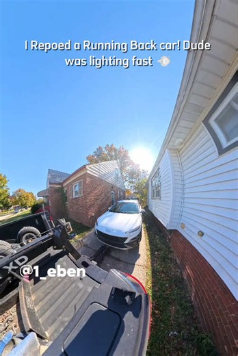 I reported a running back car! Dude was lightning fast #tow #towtruck #towcar #foryoupage #viralvideo