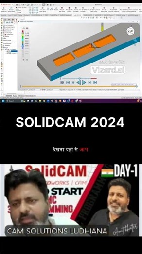 Solidcam 2024 Programming : Solidworks cam 2024 #solidcam #solidworkscam