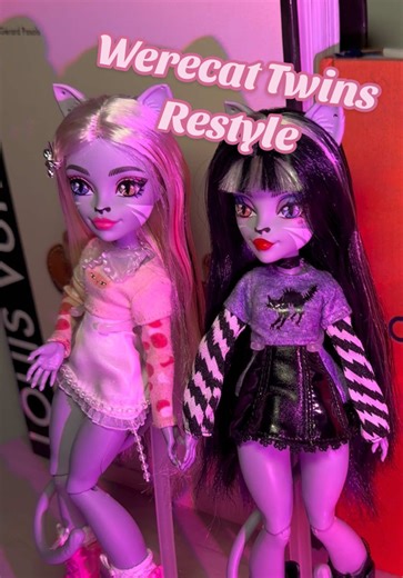 Fierce Restyle of the Werecat Twins