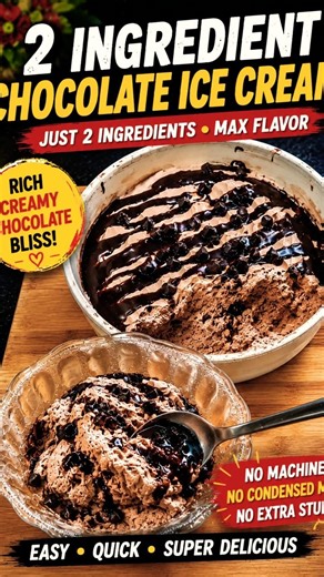Cafe Style Chocolate Ice Cream at Home 🤤#easyrecipe #foodshorts