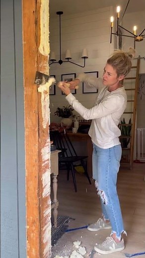 Installing a pre-hung front door