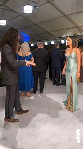 Basically what we're gonna do is play Vanessa Hudgen's behind-the-scenes Glambot on repeat. #SAGAwards | E! Entertainment