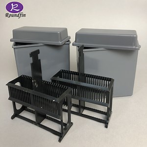 [Hot Item] POM Material Histology Slide Staining Jar with Rack