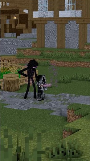 Enderman attack #minecraft
