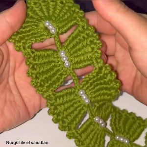 16K views · 219 reactions | super tunisian bead knitting pattern | Nurgül İle El Sanatları | Facebook