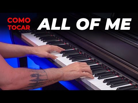 Como tocar All of Me no Teclado (Fácil e Bonita)