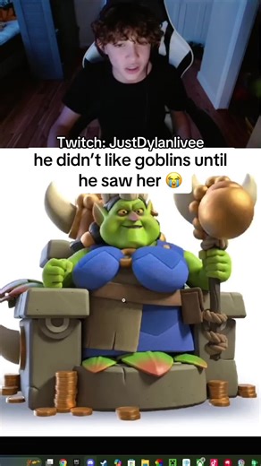 He Didn’t Like Goblins Until He Saw Her 😭 #twitchstreamer #twitchclips #justdylanlive