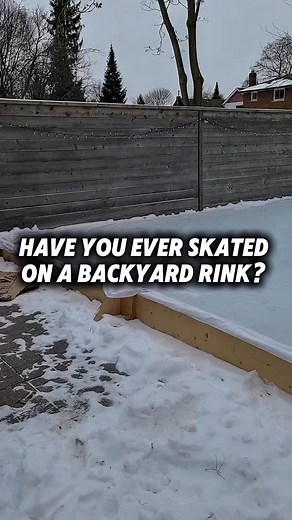 What’s your backyard ice rink story? Give this post a like if you ever used snow drifts as pylons or ice as pucks! Get your backyard ice skating rink built, lined and filled before Chanukah & Christmas! Get a free backyard rink assessment with a laser level @rinkbuild or Rinkbuild.com #backyardicerink | Rinkbuild