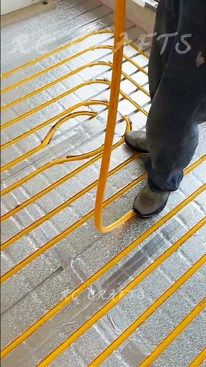 Underfloor Heating Pipe Installation and Radiant Floor Setup ♨️