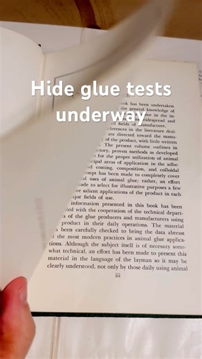 Testing Hide Glue | Old Recipes, New Experiments