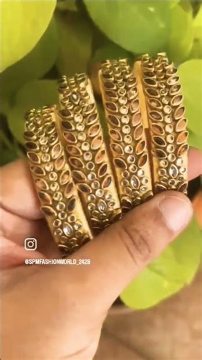 Gold silk thread bangles #bangles #silkthreadbangles #threadbangles