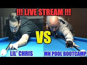 Live Stream!!! Lil' Chris VS MN Pool Bootcamp