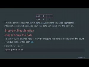 How to Create a New Column with Unique Groupby Results in a DataFrame Using Python pandas