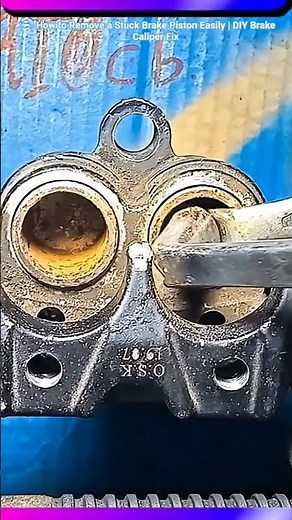 How to Remove a Stuck Brake Piston Easily | DIY Brake Caliper Fix #shorts #brakesystem #mechanic