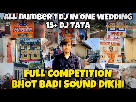 DJ KARAN GURJAR BHUKAMP GURJAR NAKSH GURJAR ANNA GURJAR OM DJ SADOPUR 15 TATA FULL COMPETITION