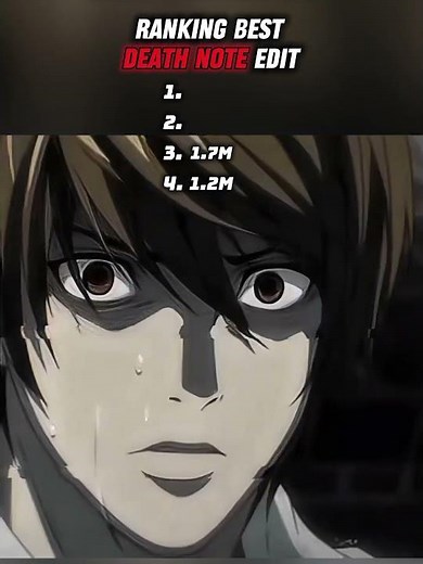 BEST DEATH NOTE EDIT #deathnote #kira #anime #l #animeedit #deathnoteedit