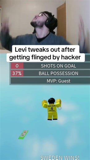 Levi's Hilarious Reaction to Being Flung by a Hacker