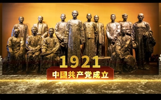 【视频背景】中国建党一百周年-党的发展历程