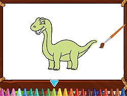 Cute Dinosaurs Coloring | Play Now Online for Free - Y8.com