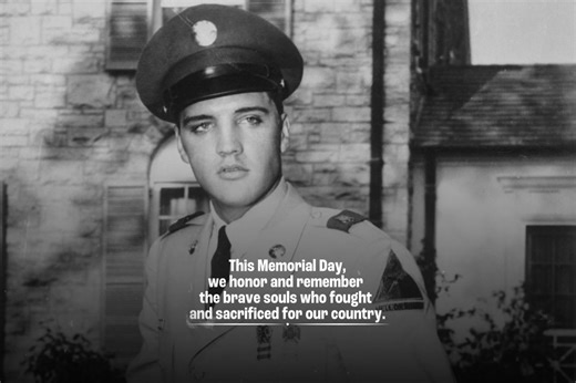 This Memorial Day, we honor and remember the brave souls who fought and sacrificed for our country. 🇺🇸 | ELVIS PRESLEY