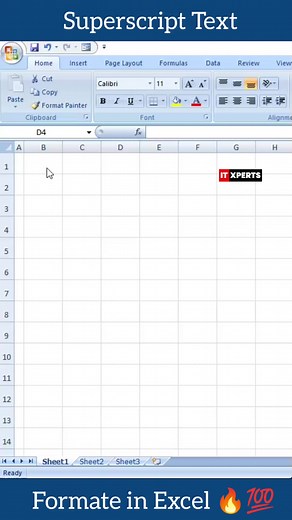 6K views · 129 reactions | Superscript Text format in #Excel #exceltutorial #exceltips #exceltricks #reels #fbreels #itxperts | Itxperts | Facebook