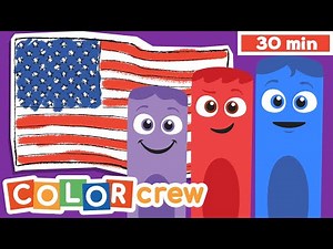 Toddler Learning Videos w Color Crew - 30 minutes | @BabyFirst Learn Colors, ABCs, Rhymes & More ​