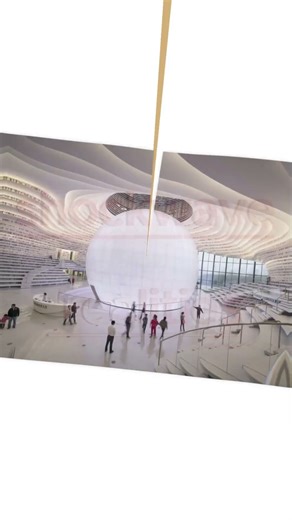 “China’s Futuristic Library That Looks Like a Spaceship”