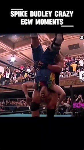 Spike Dudley ECW moments, but they get increasingly wilder 😳 #wwe #spikedudley #ecw