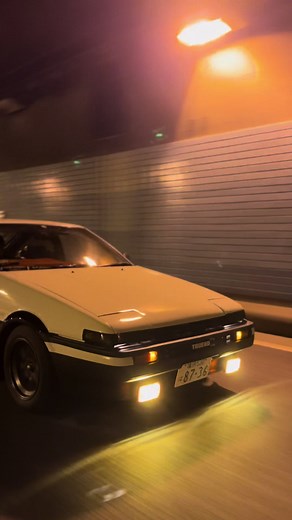 TOYOTA SPRINTER TRUENO AE86 真夜中のドア #jdm #ae86 #initiald | toyota trueno