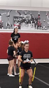 No flyer? No problem! 👍 The Stunt Double allows for individual base training to improve strength and refine grips for all levels. Shop now at www.tumbltrak.com 💙 | Tumbl Trak