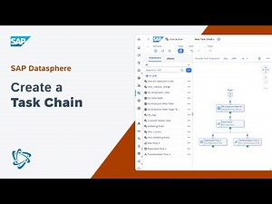 Create a Task Chain: SAP Datasphere