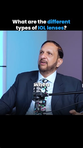 What are the different types of IOL lenses? #eyecare #ophthalmology #motivation #podcast #iol