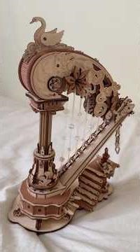 Harp 🎶🎼🎵 #diycrafts #woodcraft #diy